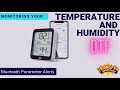 Temperature and Humidity Monitor for DTF Transfer Printing - Bluetooth and Parameter Notifications