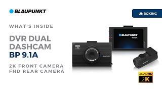 Unboxing BP9.1A 2-CH - Blaupunkt DVR Dashcam | 2K Front Cam \u0026 FHD Rear Cam