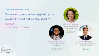 #FutureMadeClear LIVE Q\u0026A | How can glass packaging help your product stand out on the shelf?