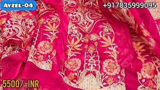 Afrozeh Ayzel Sangat 2022!!Exclusive Party Wear Collection!!Contact +917835999095!!