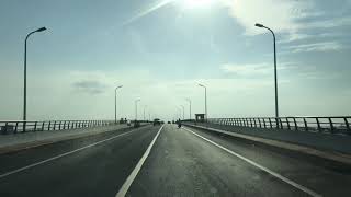 Amazing Travel and Crossing Preak Kdam Bridge in Western Phnom Penh City II Cambodia