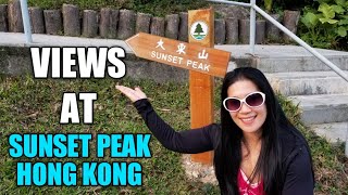 SUNSET PEAK VIEWS IN LANTAU ISLAND HONGKONG