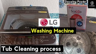 How to Clean LG Washing Machine Tub | Tub cleaning process |  E Tester