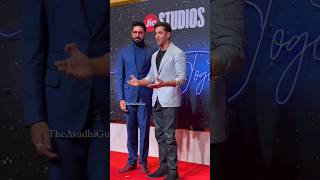 Hrithik Roshan snapped With Abhishek Bachchan at Jio Studios Red carpet |#shorts