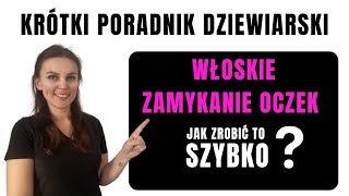 PD 1: Włoskie zamykanie oczek ITALIAN BIND OFF, jak przyspieszyć