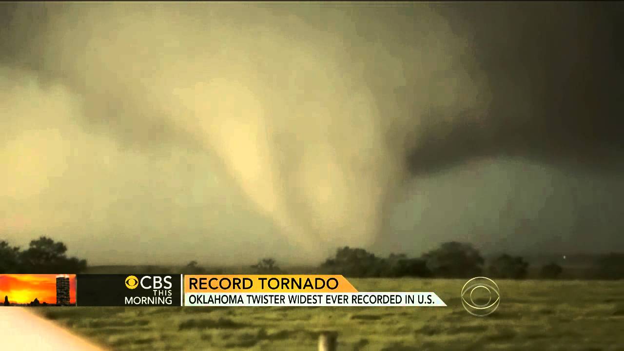 Okla. Super-twister Biggest Tornado In U.S. History - YouTube