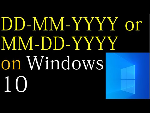 Как изменить формат даты в Windows 10? | Изменение формата даты в Windows 10 | Изменить дату на ДДММГГ