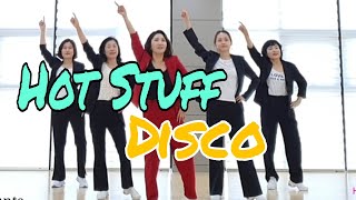 Hot Stuff Disco Line Dance|Oldpopsong|디스코|라인댄스