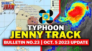 Typhoon JENNY Track Bulletin No. 23 Oct. 5 2023 | PAGASA Weather Update Today