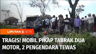 Kecelakaan Maut di Klaten: Mobil Pikap Tabrak Dua Sepeda Motor, Dua Pemotor Tewas | Liputan 6