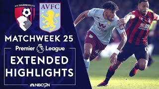 Bournemouth v. Aston Villa | PREMIER LEAGUE HIGHLIGHTS | 2/1/2020 | NBC Sports