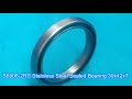 s6806 2rs stainless steel sealed bearing 30x42x7