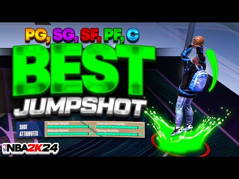 BEST JUMPSHOTS IN NBA 2K24 FOR EVERY BUILD, HEIGHT & POSITION! BEST SHOOTING TIPS – NEVER MISS AGAIN