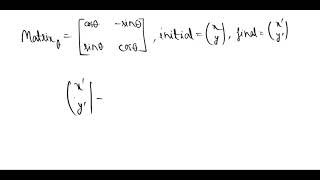 Exercise 4.2.3. 4) Find the equation of rotation about the origin through an angle of 60Â°. How abo…