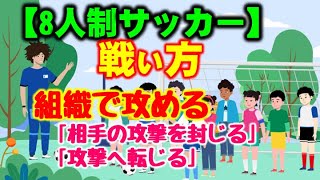 「チームで攻める」【8人制サッカー】分かりやすいですよ！