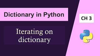 Iterate on Python Dictionary Using For loop|Dictionary in Python in Hindi|Python Basics Tutorial