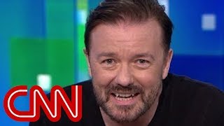Ricky Gervais: 'Dear America, don't let Piers buy a gun'