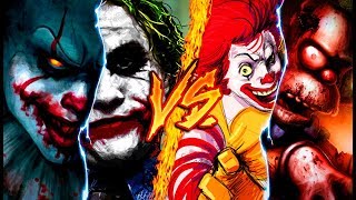 PENNYWISE \u0026 JOKER VS. RONALD MCDONALD \u0026 KRUSTY ║ COMBATES MORTALES DE RAP ║ JAY-F FT VARIOS ARTISTAS