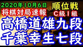 将棋対局速報▲千葉幸生七段(2勝2敗)－△高橋道雄九段(3勝0敗) 第79期順位戦Ｃ級１組５回戦