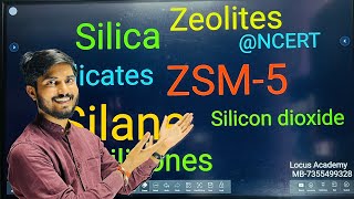 Silicones , Silicates , silica , Zeolites \u0026 Silanes | Carbon Family | #ncert #neet  Locus Academy