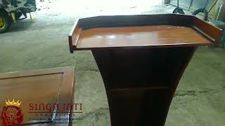 Mimbar Gereja Protestan Jati Jepara Set Furniture Gereja Model Minimalis