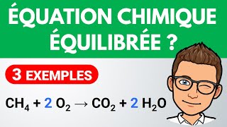 Équilibrer une équation chimique ? ✅ Exercice facile | Collège | Physique Chimie