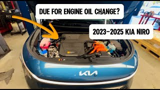 How To Change Engine Oil on your Vehicle 2023-2025 KIA NIRO step by step process @WrenchingRyan