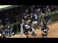 mil@min braun crushes solo shot to center in 1st