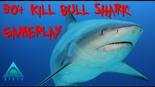 Depth |Gameplay| 30+ Kills Shark Game (Bull)