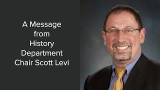 Chair Scott Levi Addresses Students on Shift to Online Teaching