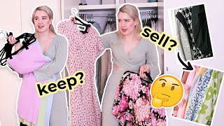 Wardrobe Declutter 2021 | Clean With Me + Reorganise My Closet