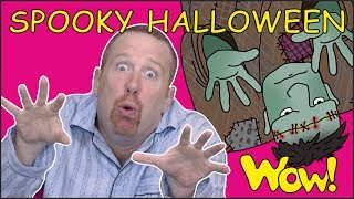Halloween Spooky Story for Kids from Steve and Maggie | Free Speaking Wow English TV for Children