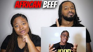 WHAT CAUSED THIS? American Couple Reacts "The Beef Between African Americans and American Africans"