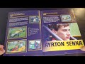 official ayrton senna sticker album by topps