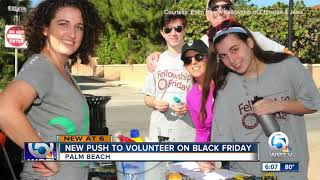 Palm Beach organization urges people to volunteer on Black Friday