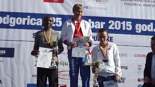 22. Podgorički maraton - Balkansko prvenstvo u maratonu, 20125