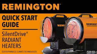 Remington SilentDrive® Radiant Heater Quick Start Guide