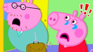 When Dad's Away Song 💼 Daddy Pig Please Don't Go ✋ Peppa Pig Nursery Rhymes and Kids Songs