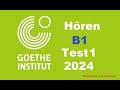 Goethe Zertifikat B1 Hören - 2024 - Test 1.