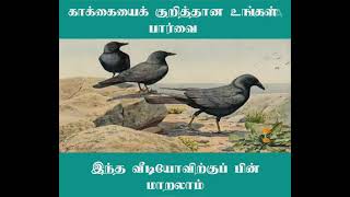 Unknown facts about crows in Tamil - காகம் பற்றி நாம் அறியாத உண்மைகள்