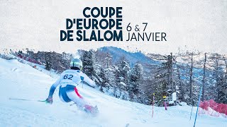 Retour sur la Coupe d'Europe de Slalom homme, à Val Cenis