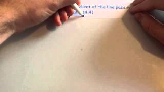 Gradient between two points - Corbettmaths