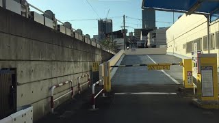 【大阪市 城東区】スーパーマルハチ鴫野店 屋上駐車場（車載動画／入庫～出庫）