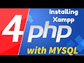 04 - PHP with MYSQL tutorial - beginner series - Installing xampp and notepad++