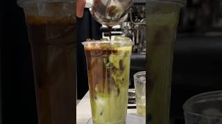 녹차라떼 샷추가 Matcha Coffee Latte