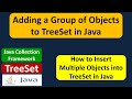 Adding a Group of Objects to TreeSet in Java | Java Collection Framework