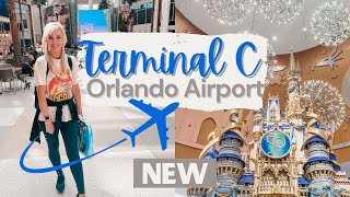 Exploring the BRAND NEW Terminal C at Orlando International Airport | Tour \u0026 Info