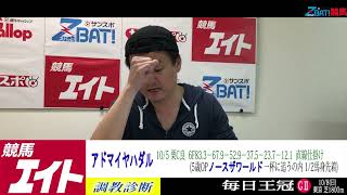 【競馬エイト調教診断】毎日王冠（横山）