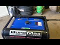 how to start duromax xp 10 000 watt generator