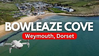 Stunning Drone Footage, Bowleaze Cove, Weymouth beach,  Bowleaze fair and the Riviera hotel.